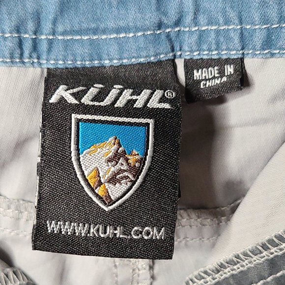 Kuhl Capri Pants Womens 8 Stone Gray Kuhl Dry Stretch Logo Embroidered Outdoor - Picture 6 of 10